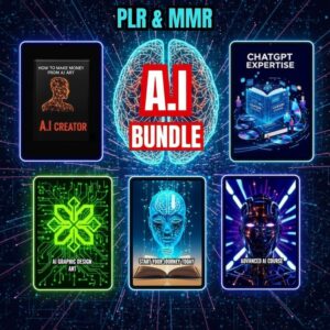 Ai PLR MRR Mega Bundle • AI eBook + Video Course • Digital Business Kit